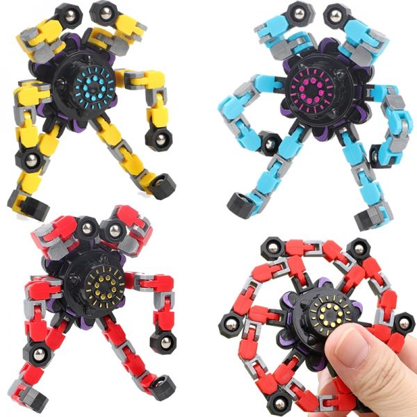 Fidget Chain Toys Children Antistress Fidget Spinner Adults Vent Stress Relief Hand Spinner Toys Kids Decompression 1 - Wacky Track